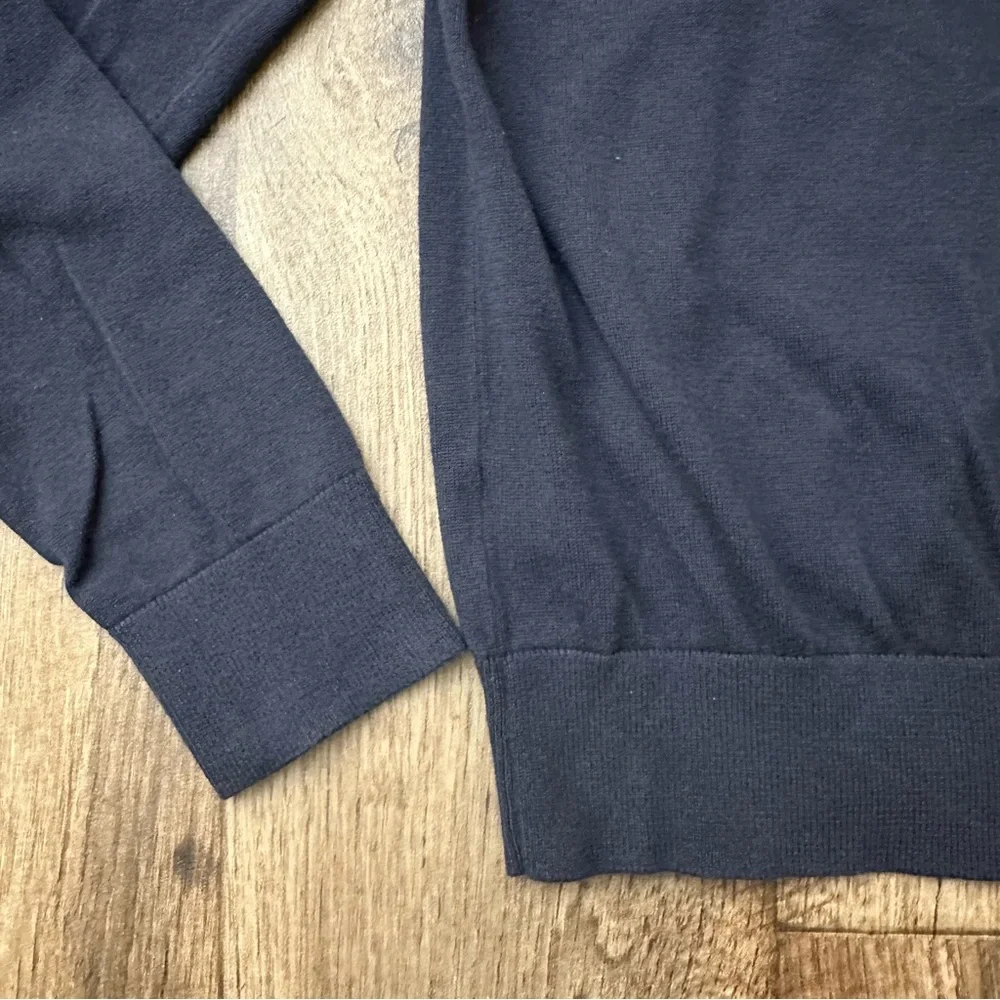 Banana Republic Cotton Lightweight Hooded Sweatshirt Hoodie Men’s Sz S Navy Blue